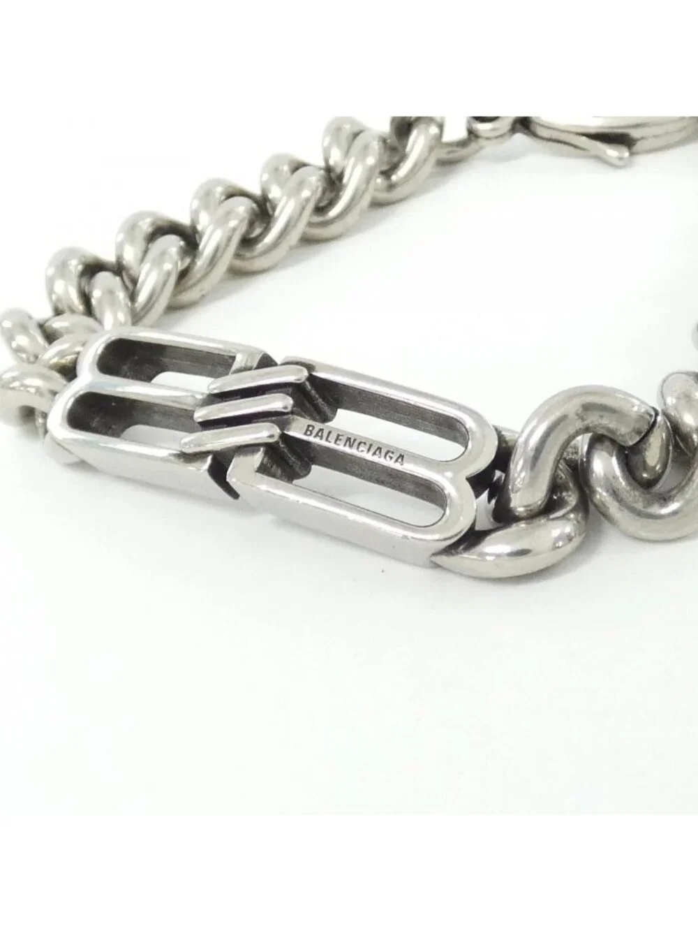Balenciaga BB Icon Gourmette Bracelet